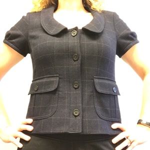 Donating soon! Short sleeved wool blazer